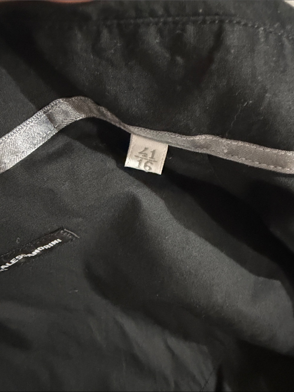 ($200) Men's Short-Sleeve Button Shirt - Black - Picture 6 of 6